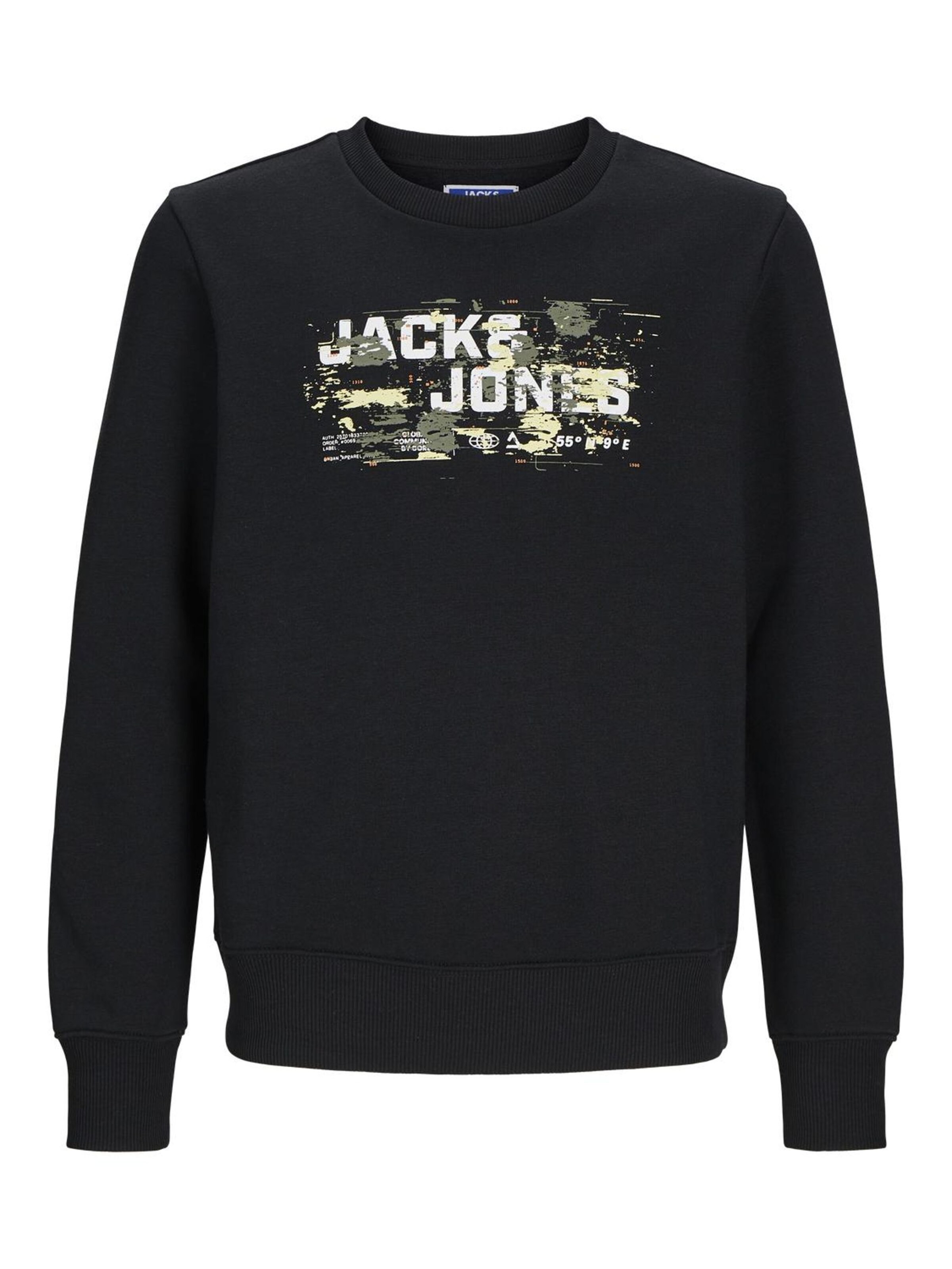 Jack & Jones Junior Sweatshirt in Black: front