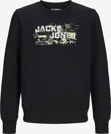 Jack & Jones Junior - Sudadera en negro: frente