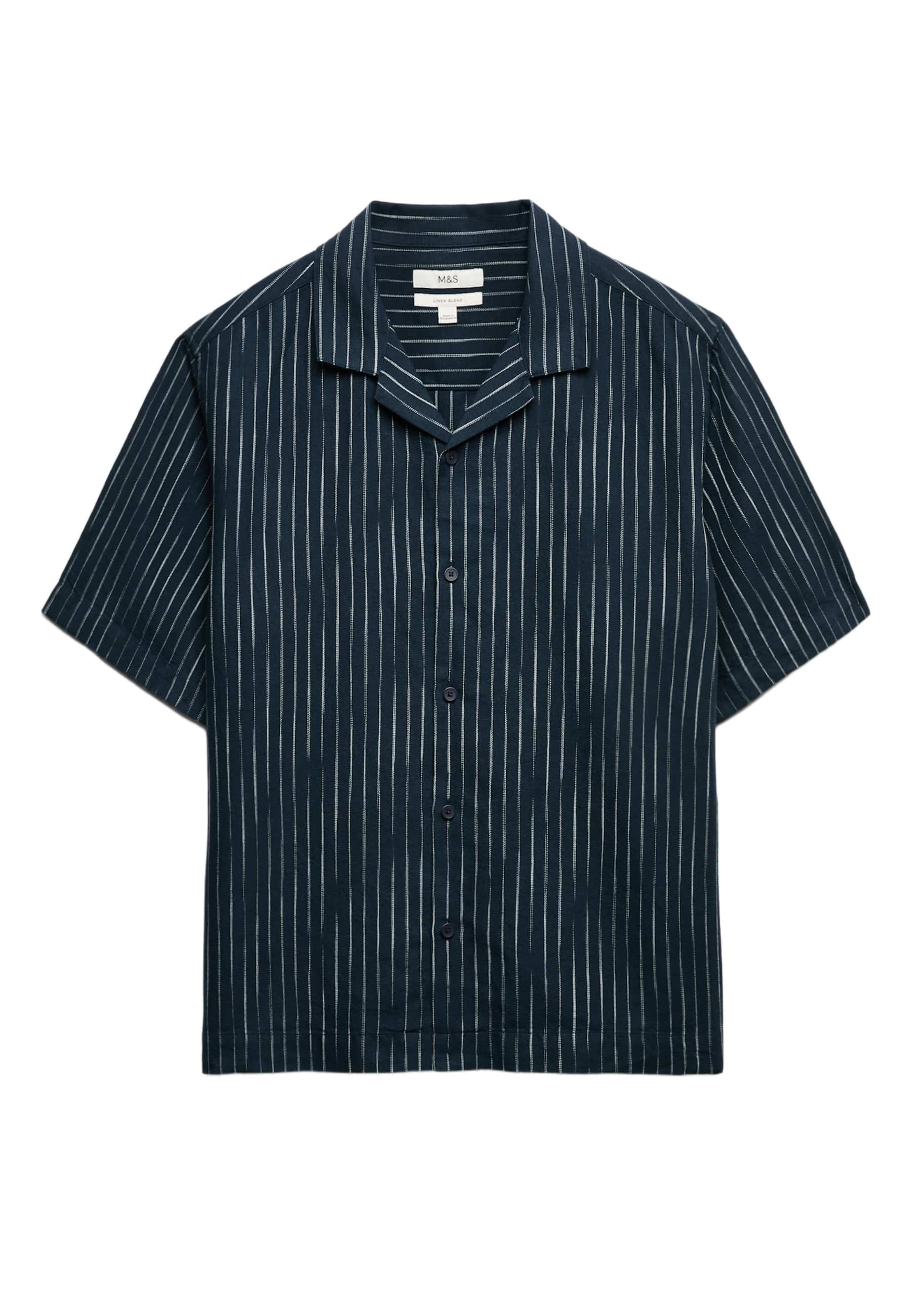 Marks & Spencer Comfort Fit Hemd in Blau: Vorderseite