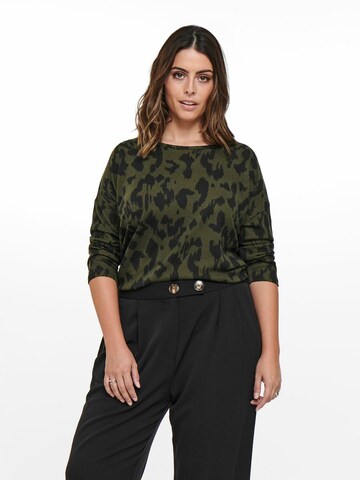 ONLY Carmakoma Shirt 'Alba' in Green: front
