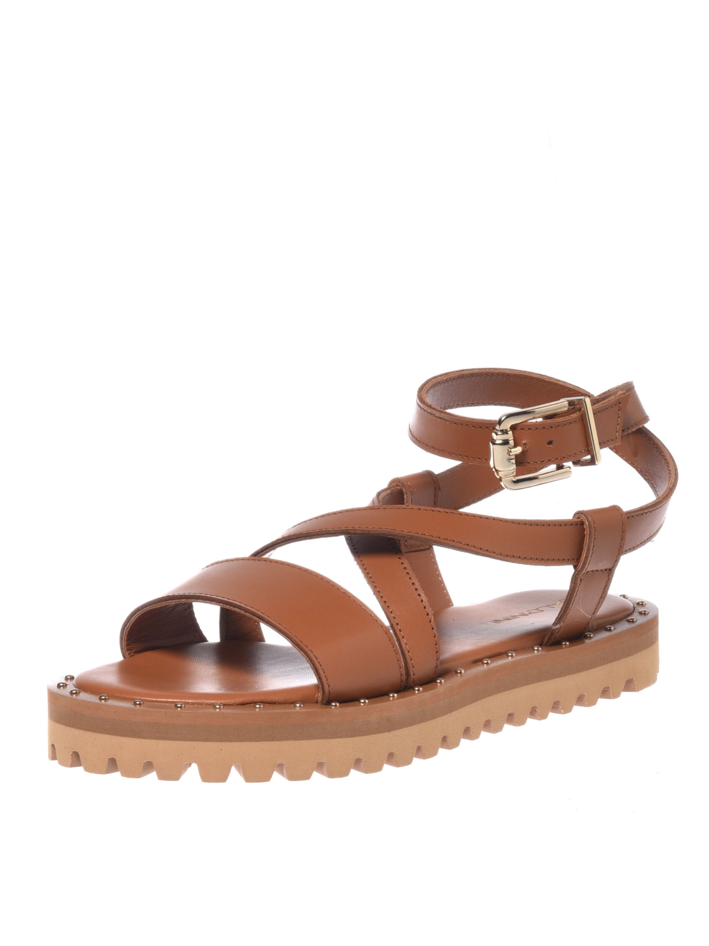 Sandales BALDININI en marron : devant