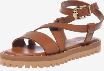 Sandales BALDININI en marron : devant