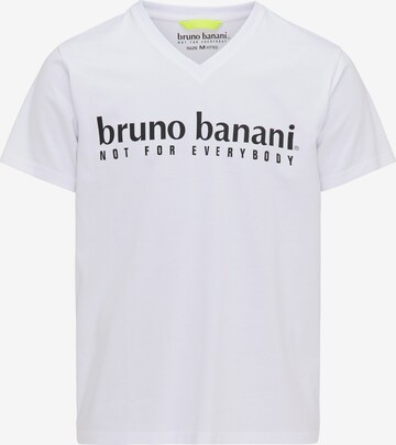 T-Shirt 'MARTINEZ' BRUNO BANANI en blanc : devant