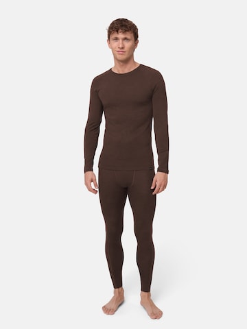 Base Layer 'Core Merino' DANISH ENDURANCE en marron : devant