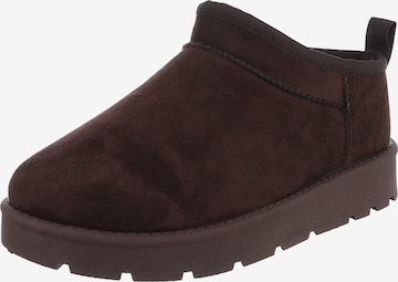 Ital-Design Stiefelette in Braun: Vorderseite