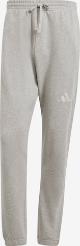 ADIDAS SPORTSWEAR Tapered Sportbroek 'ALL SZN' in Grijs: voorkant