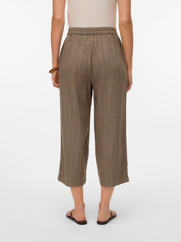 VERO MODA Wide Leg Hose 'VMMindy' in Beige