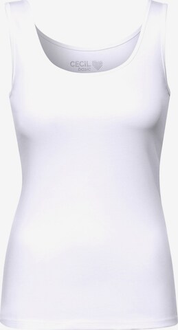 CECIL Top 'Linda' in White: front