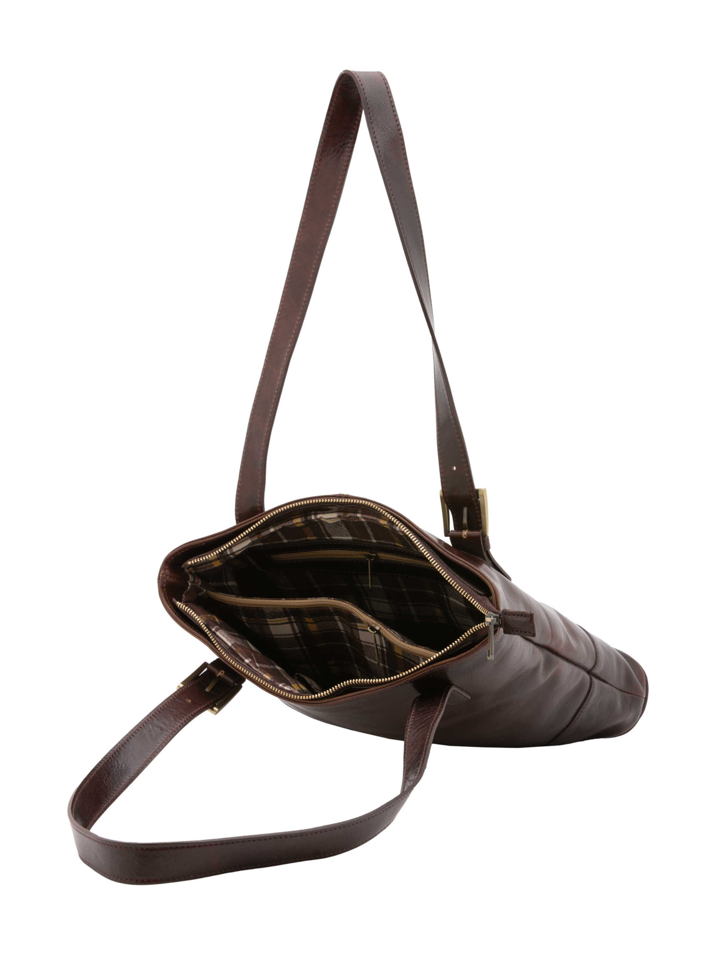 Viola Castellani Schoudertas in Bruin