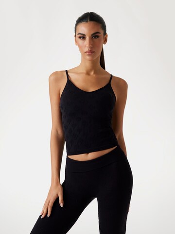 GUESS Top in Schwarz: Vorderseite