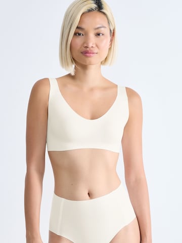 SLOGGI - Bustier Sujetador ' ZERO Feel Core Top ' en blanco: frente