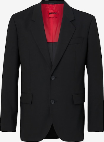 Coupe regular Veste de costume 'Karlo' HUGO en noir : devant