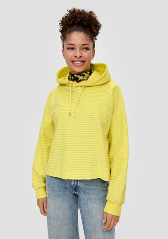QS Sweatshirt in Yellow: front
