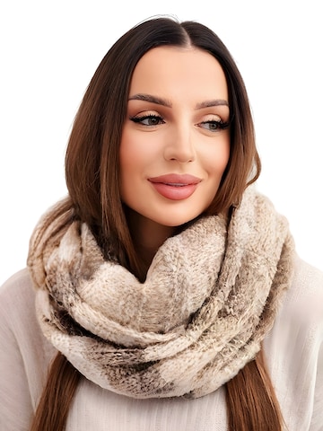 Lumera Kruhová šála – béžová: přední strana