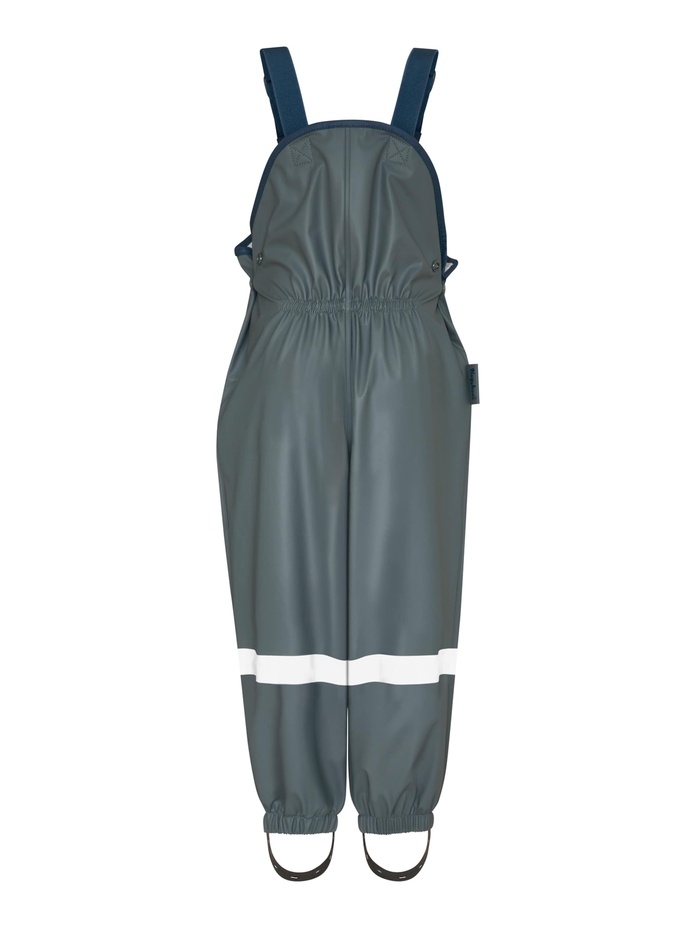 Tapered Pantaloni con pettorina di PLAYSHOES in grigio