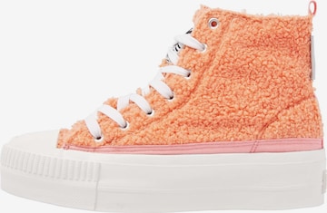 Sneaker alta 'Kaya' di BRITISH KNIGHTS in arancione: frontale