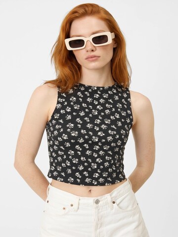 Alexa Dash Top in Zwart: voorkant