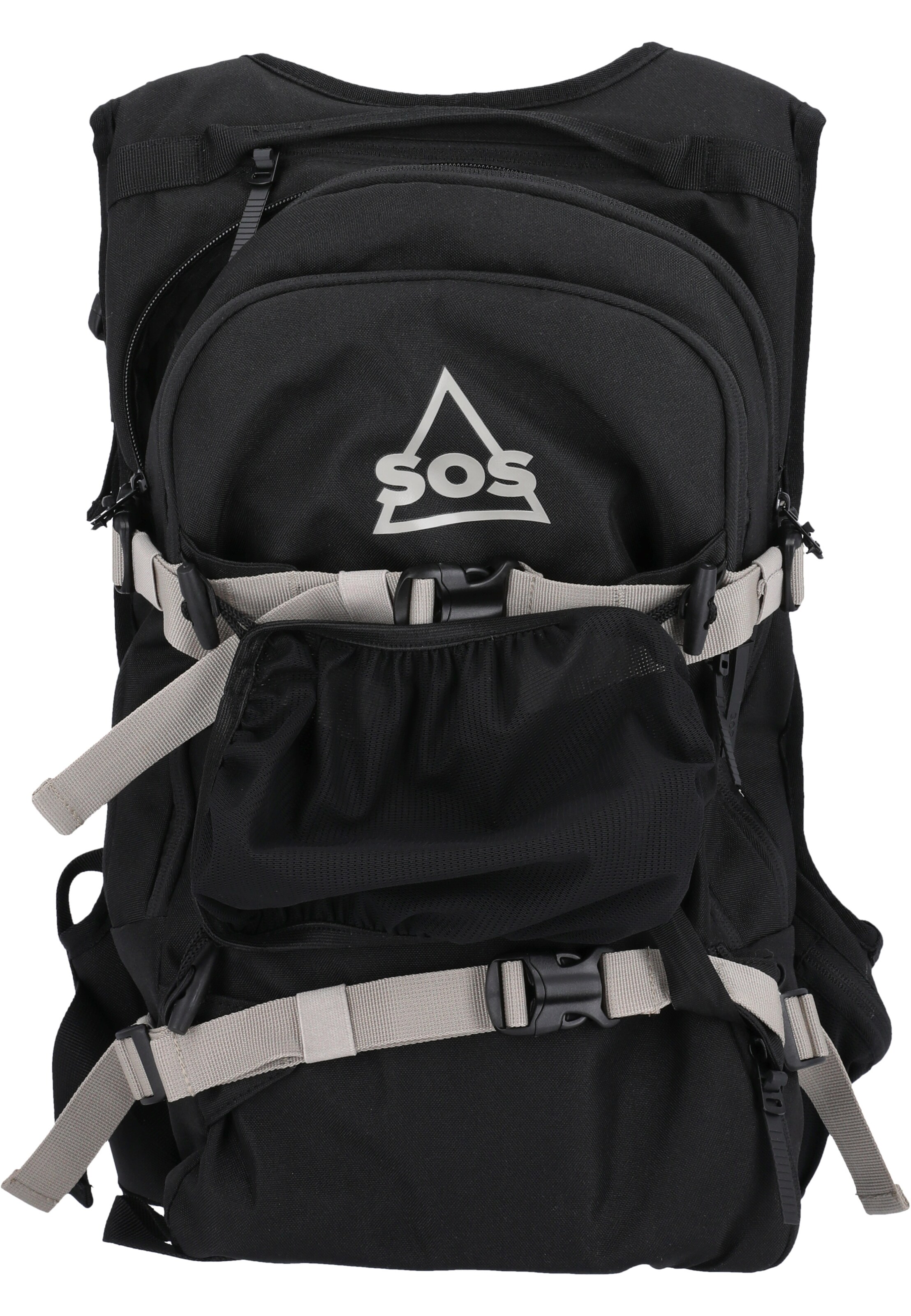 SOS Sportrugzak 'Lenzerheide' in Zwart: voorkant