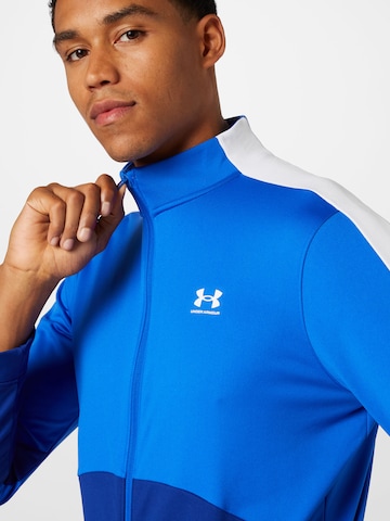 UNDER ARMOUR Športna jopa na zadrgo | modra barva