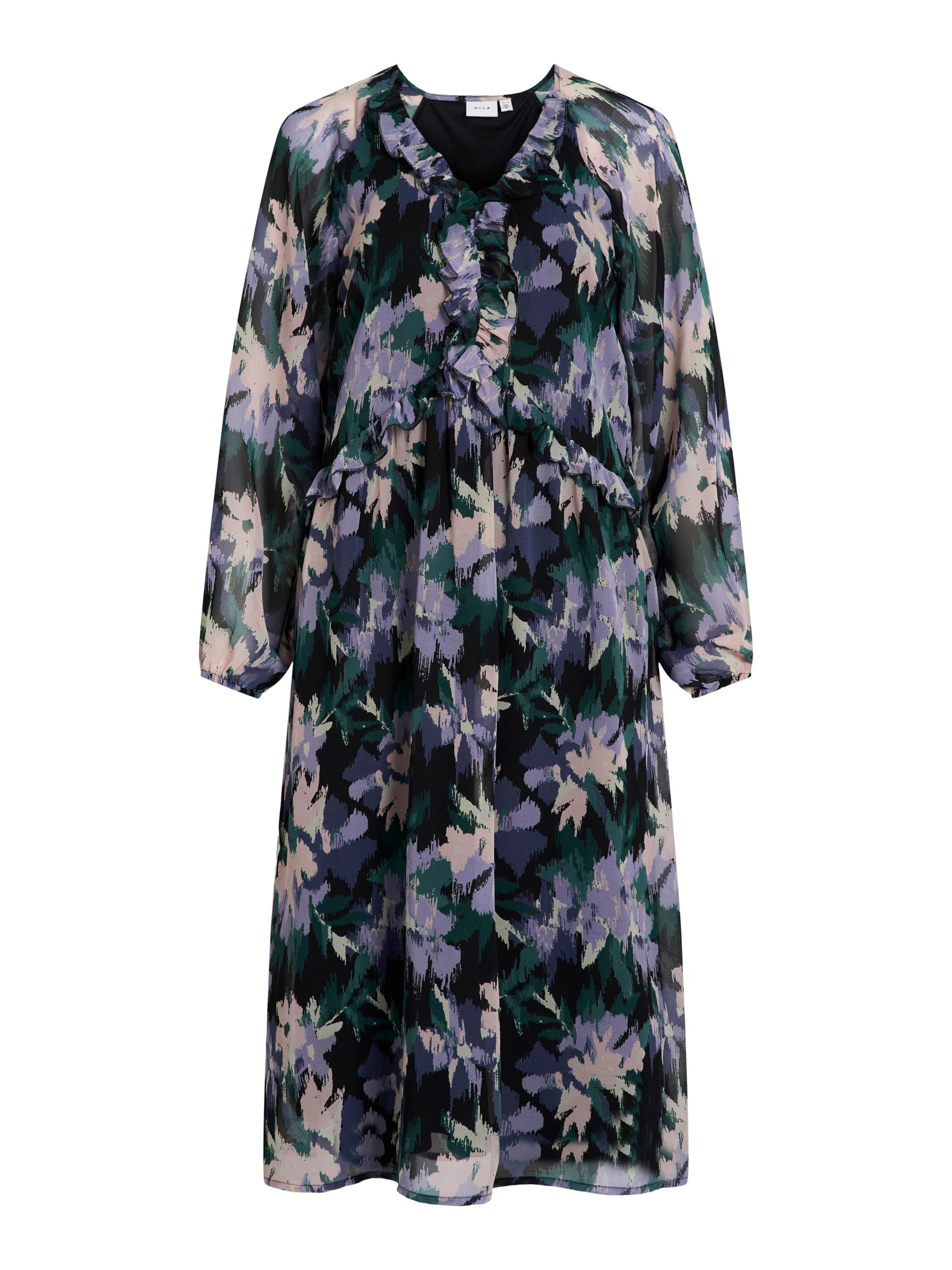 VILA Платье 'Daliana' в Черный: спереди