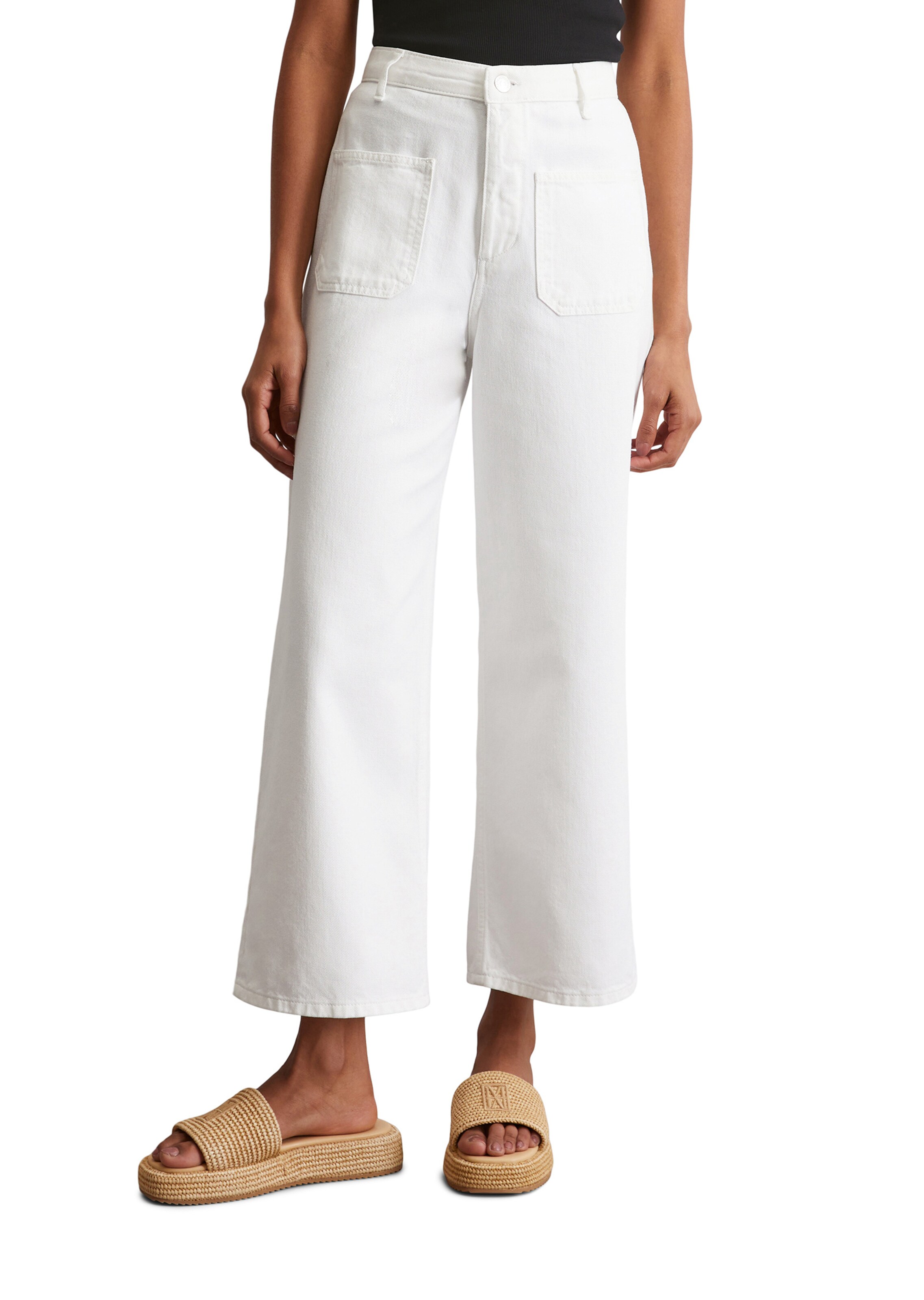 Marc O'Polo Loose fit Jeans 'Tolva' in White: front