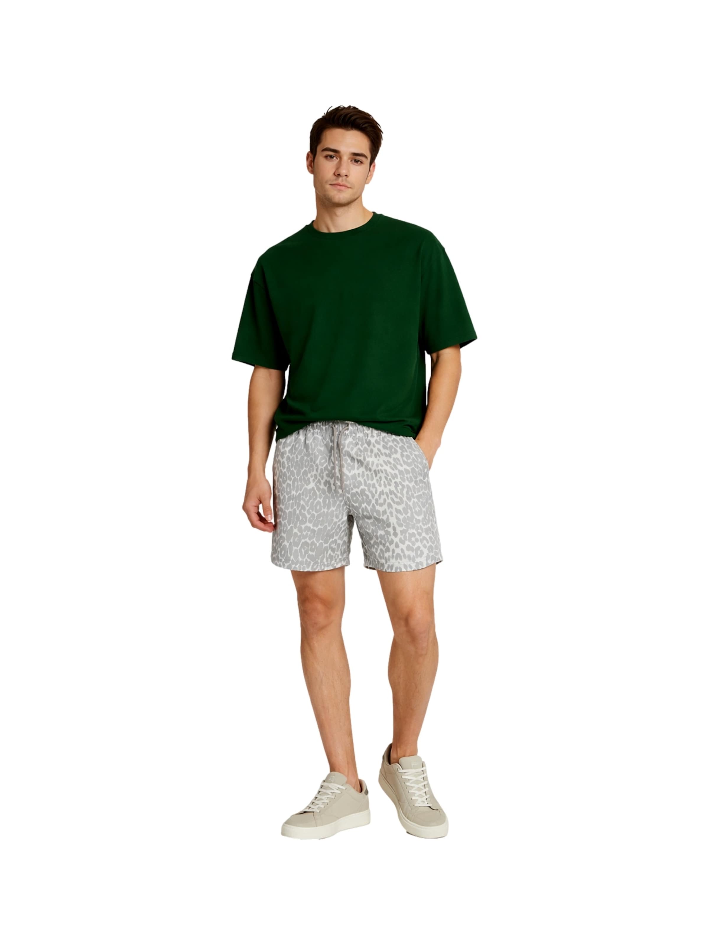 Shorts de bain 'Maui' JACK & JONES en gris