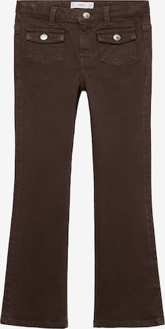 MANGO KIDS Levenevä Farkut värissä ruskea: etupuoli