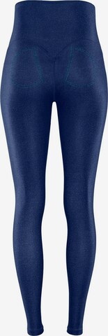 Skinny Pantaloni sportivi di Winshape in blu