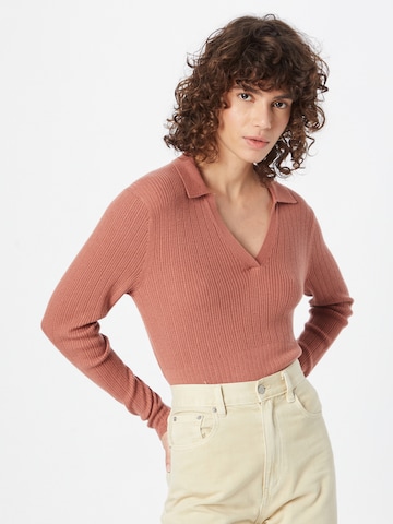 Club Monaco Sweater 'JOHN' in Brown: front