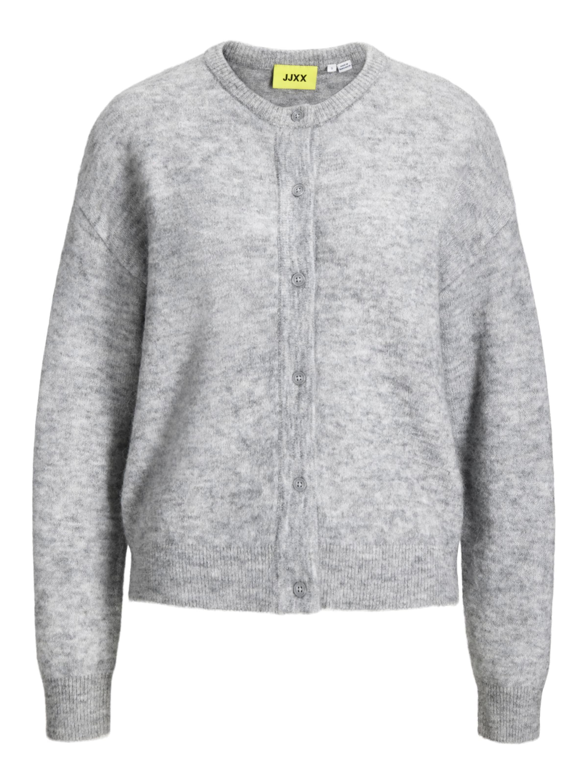 JJXX Gebreid vest 'JXMatilda' in M in de kleur Grijs, Productweergave