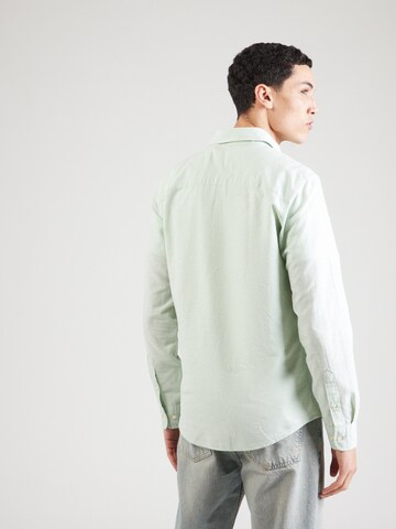 JACK & JONES Slim fit Koszula 'JJEBreeze' w kolorze zielony