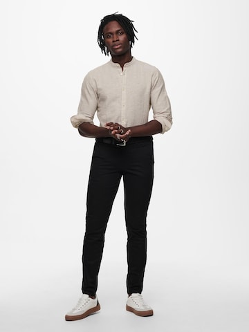 Only & Sons Slim fit Ing 'Caiden' - bézs