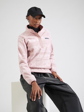 COLUMBIA Sporttrui 'Benton Springs' in Roze: voorkant