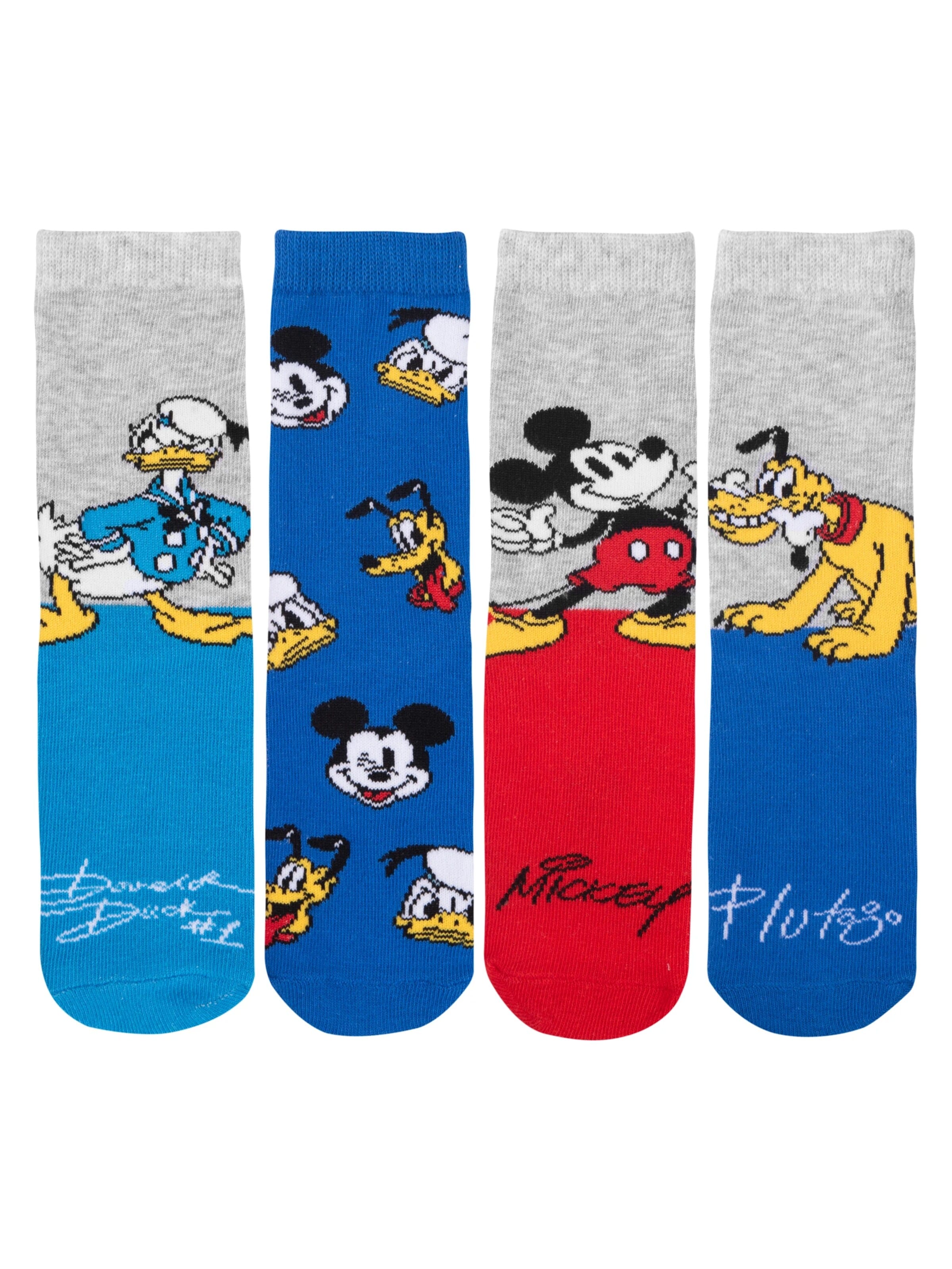 MICKEY MOUSE Socken 'Donald Duck & Pluto'‌ in Mischfarben