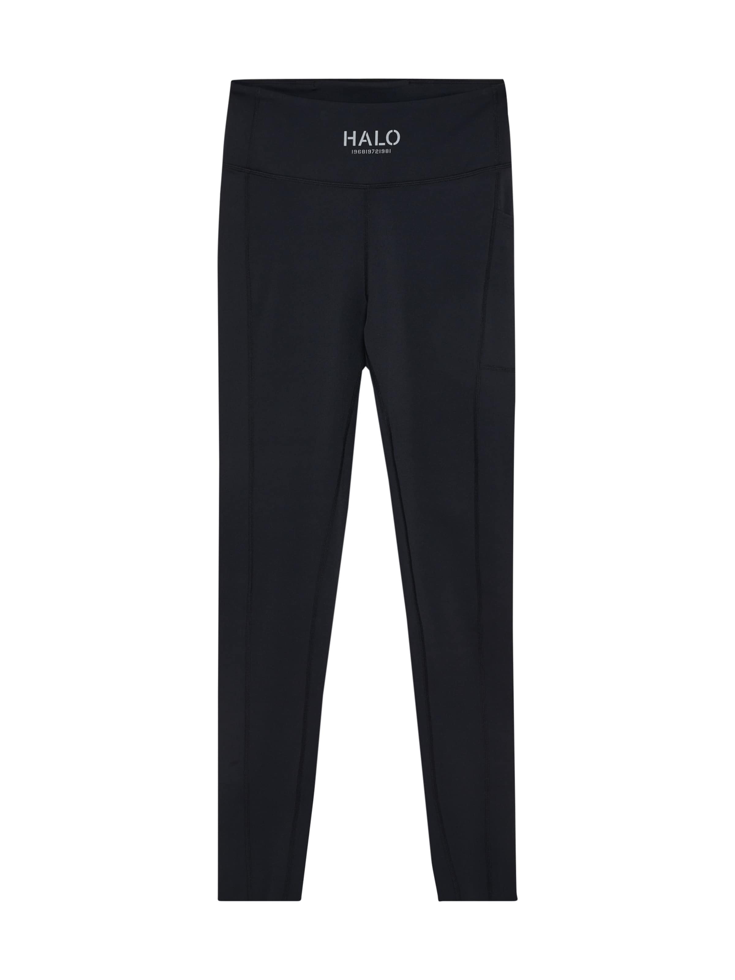 HALO Skinny Leggings in Schwarz: Vorderseite