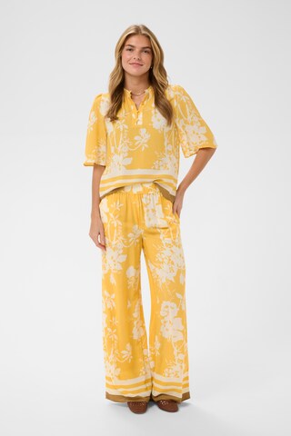 Loosefit Pantalon 'RashedaSZ' SAINT TROPEZ en jaune