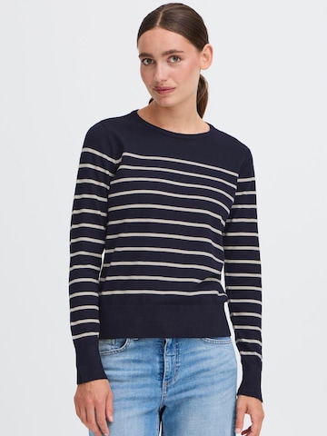 Pull-over 'OXFKEANA' Oxmo en bleu : devant