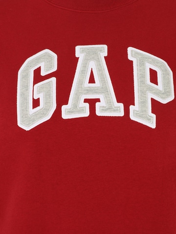 Gap Tall Sweatshirt 'HERITAGE' in Red