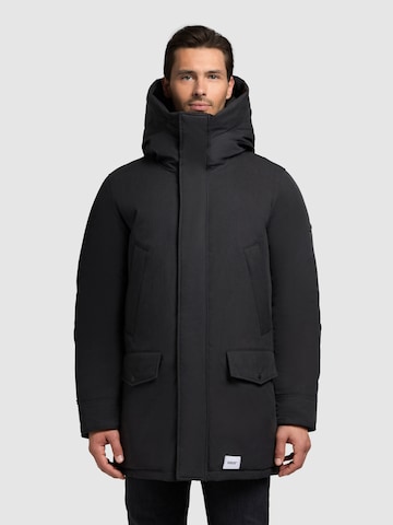 Parka d’hiver 'KIRK' khujo en gris : devant