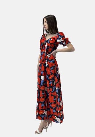 Elara Sommerkjole i rød