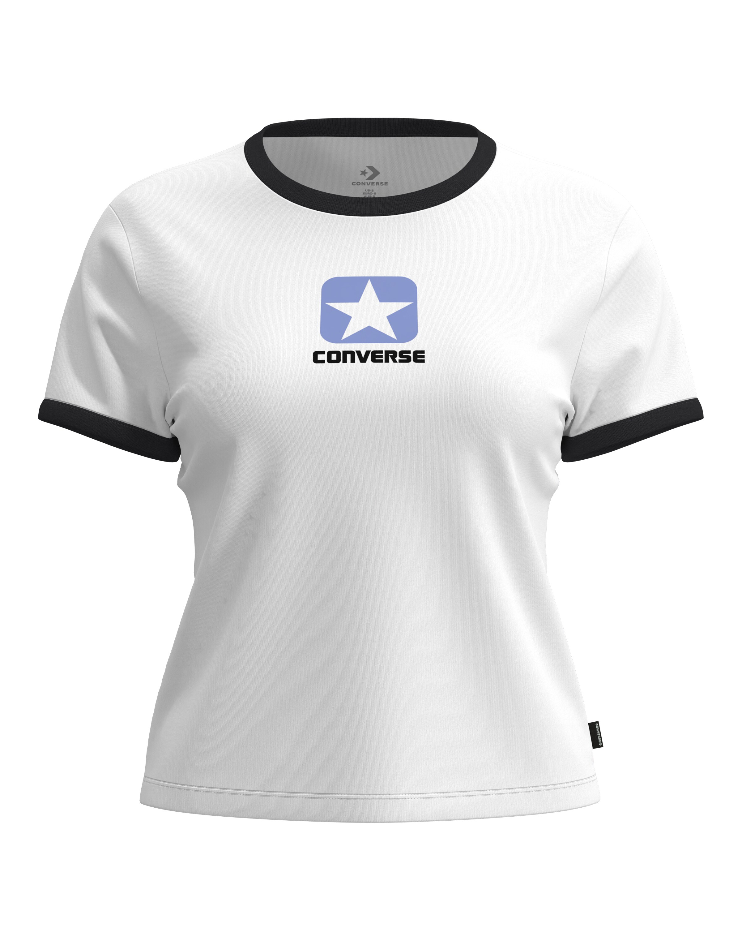 CONVERSE T-Shirt in Weiß: Vorderseite