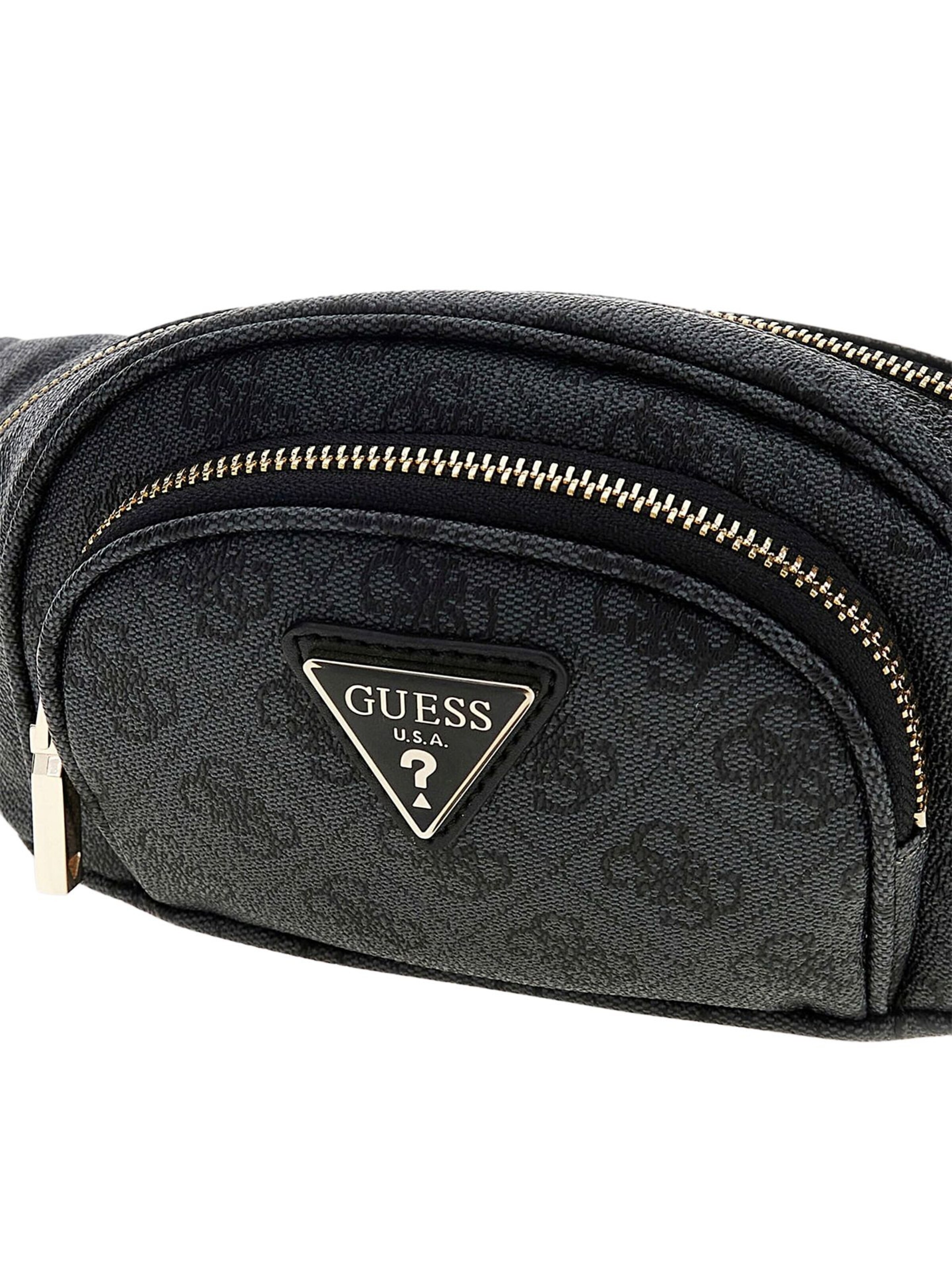 Borsa a spalla 'Latona Belt Bag' di GUESS in grigio