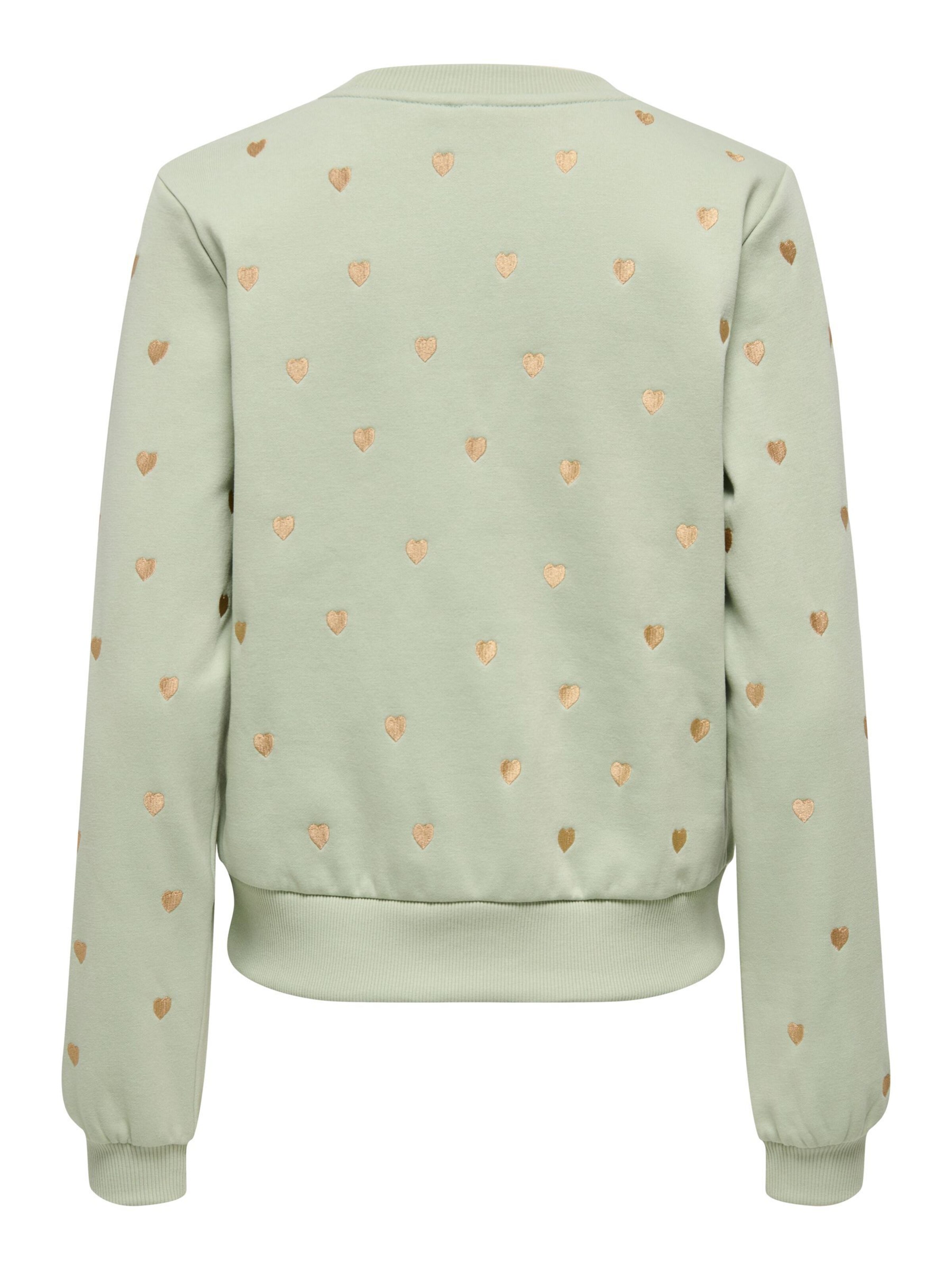 ONLY Sweatshirt 'ONLAtika' in Green