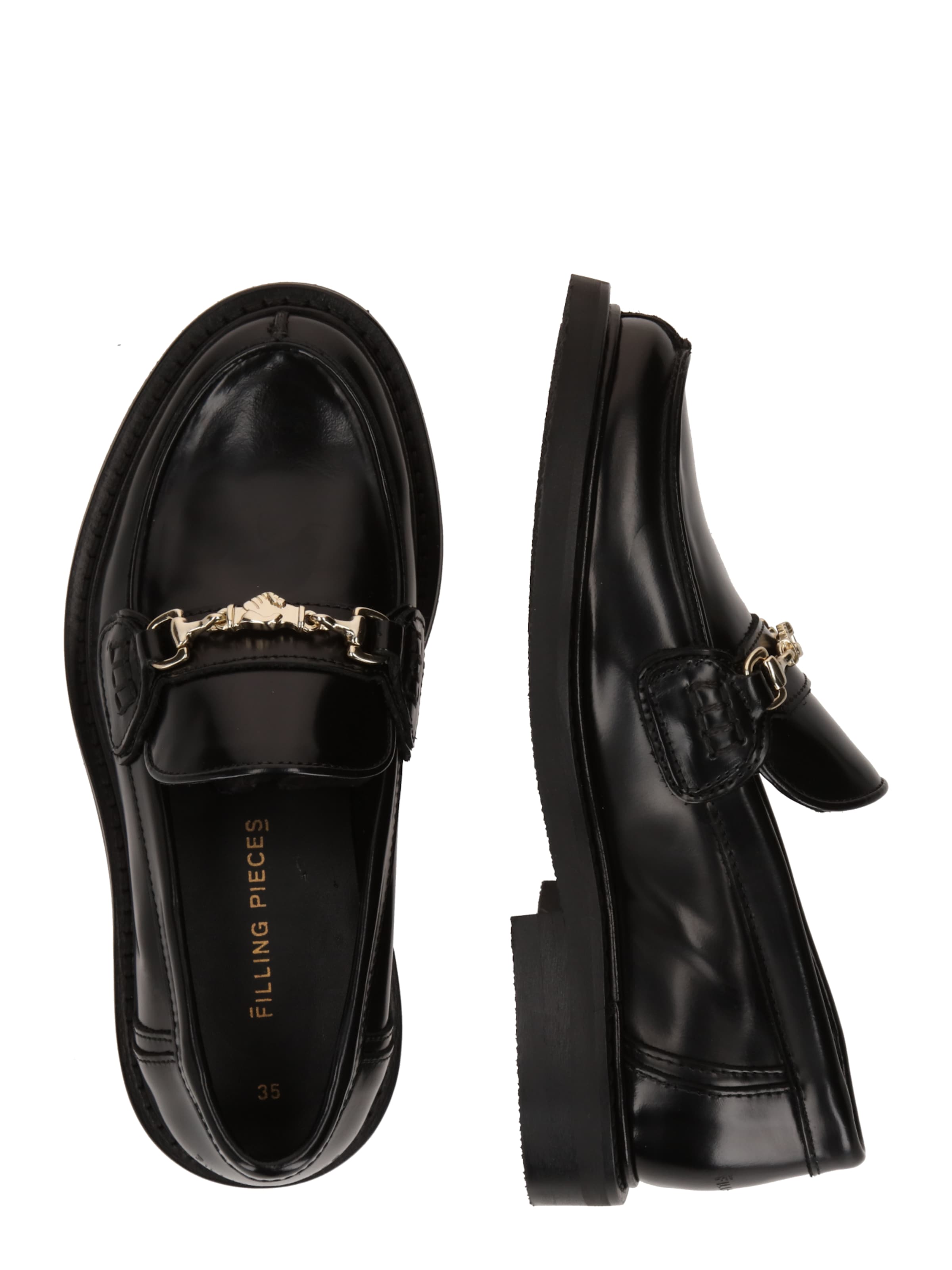 Filling Pieces Papuče - Čierna