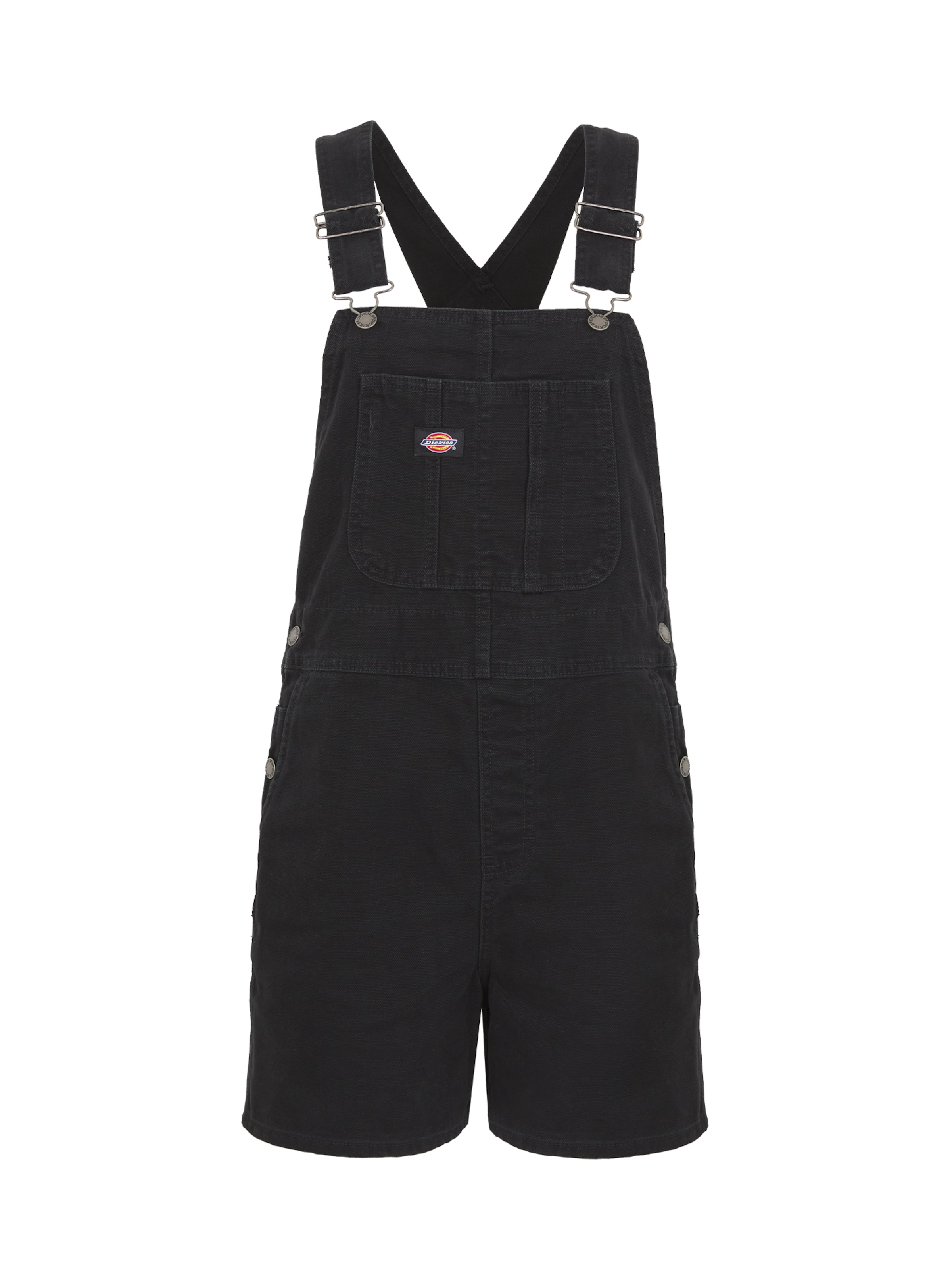 Regular Salopette 'DUCK' DICKIES en noir : devant