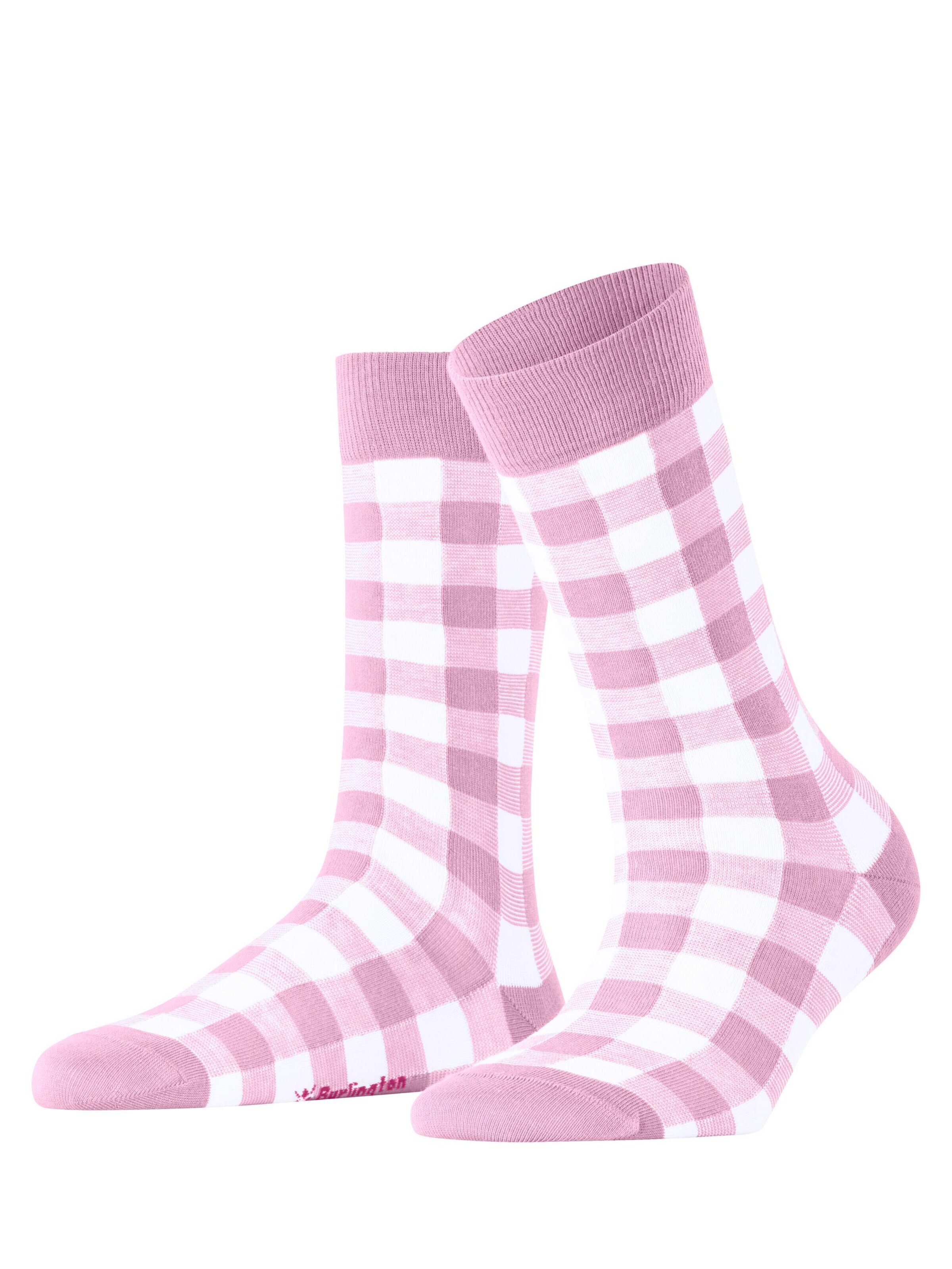 BURLINGTON Socken 'Vichy'‌‌‌‌‌‌‌ in Pink: Vorderseite