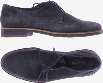 LLOYD Flats & Loafers in 39 in Blue: front