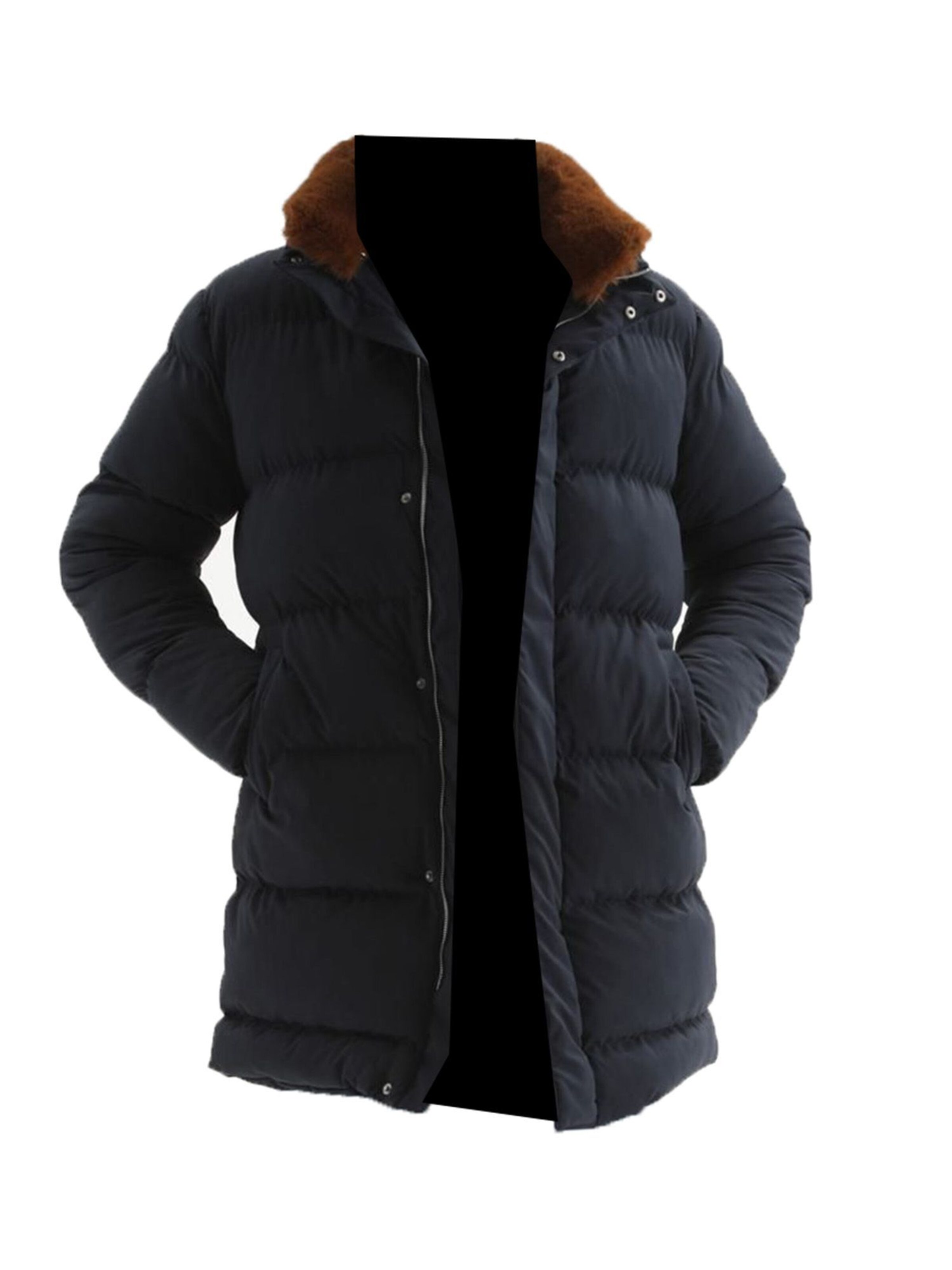 Antioch Zimný kabát - Modrá: predná strana