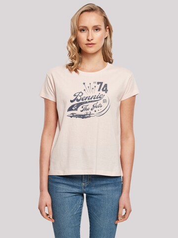 F4NT4STIC Shirt 'Elton John Bennie And The Jets' in Roze