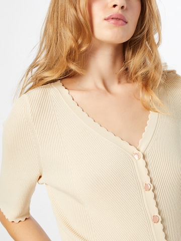 s.Oliver BLACK LABEL Knit cardigan in Beige